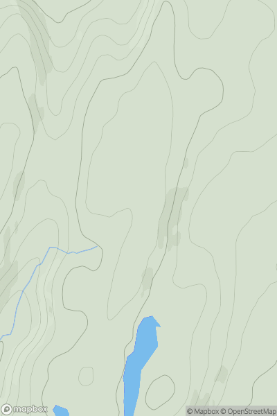 Thumbnail image for Carn Meadhonach [Islay] showing contour plot for surrounding peak